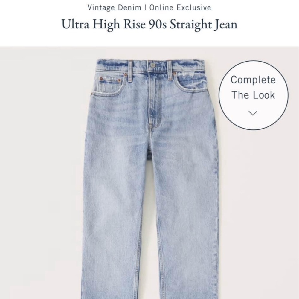 Abercrombie 90s jeans